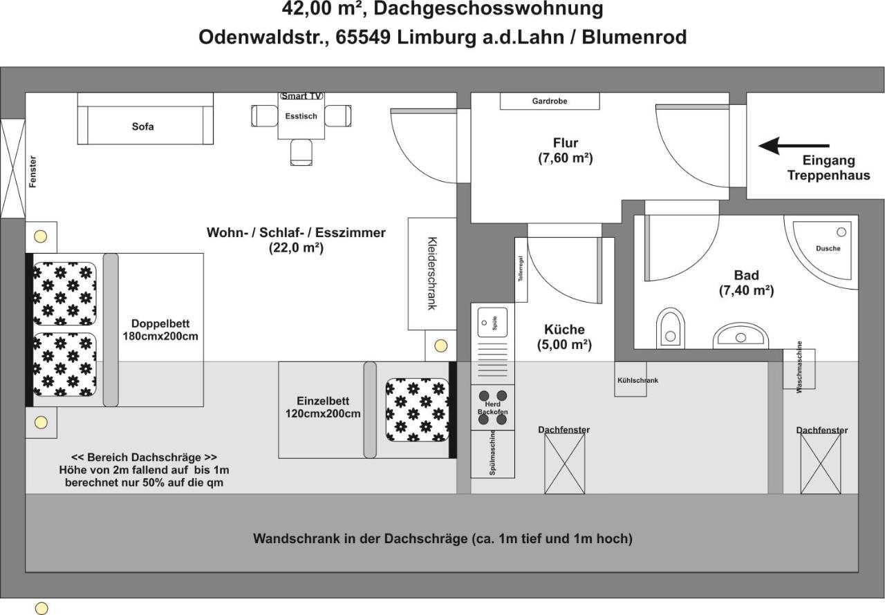 Oaseneck Apartment Лимбург-на-Лане Екстериор снимка